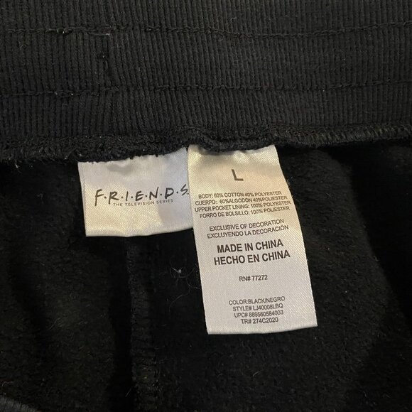 FRIENDS Women's How You Doin? Jogger Lounge Pants - Juniors Large - Picture 5 of 5